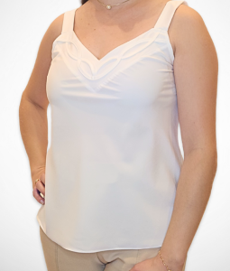 BLUSA REGATA LISA ALAS LARGAS DECOTE V